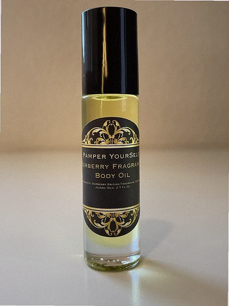 Burberry Perfume Body Oil 1/3 Fl Oz Premium Oil No Alcohol