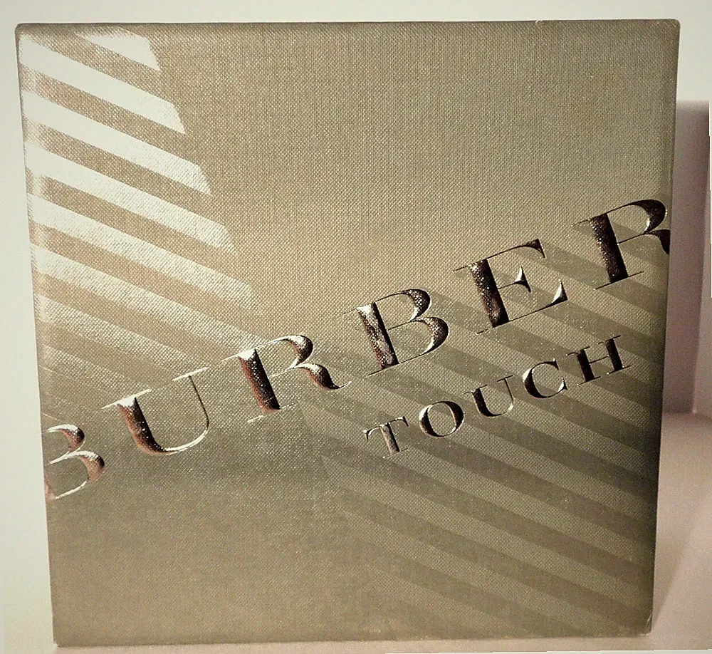 Burberry Touch Dark Grey & Silver Fragrance Display Gift Box