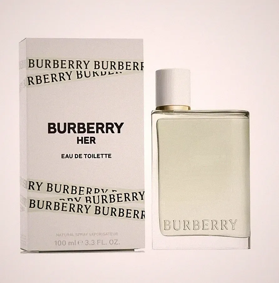 New Burberry Her Eau de Toilette 3.3 oz 100 ml Spray - Long Lasting Fragrance.